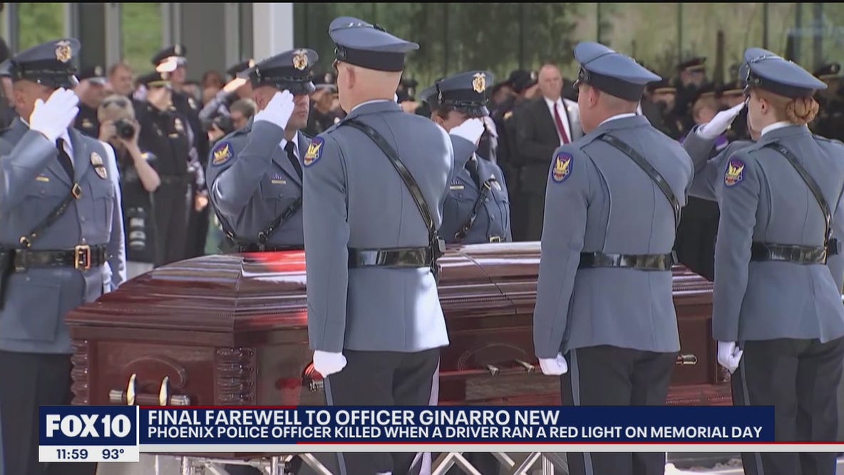 Funeral service held for Phoenix Police Officer Ginarro New